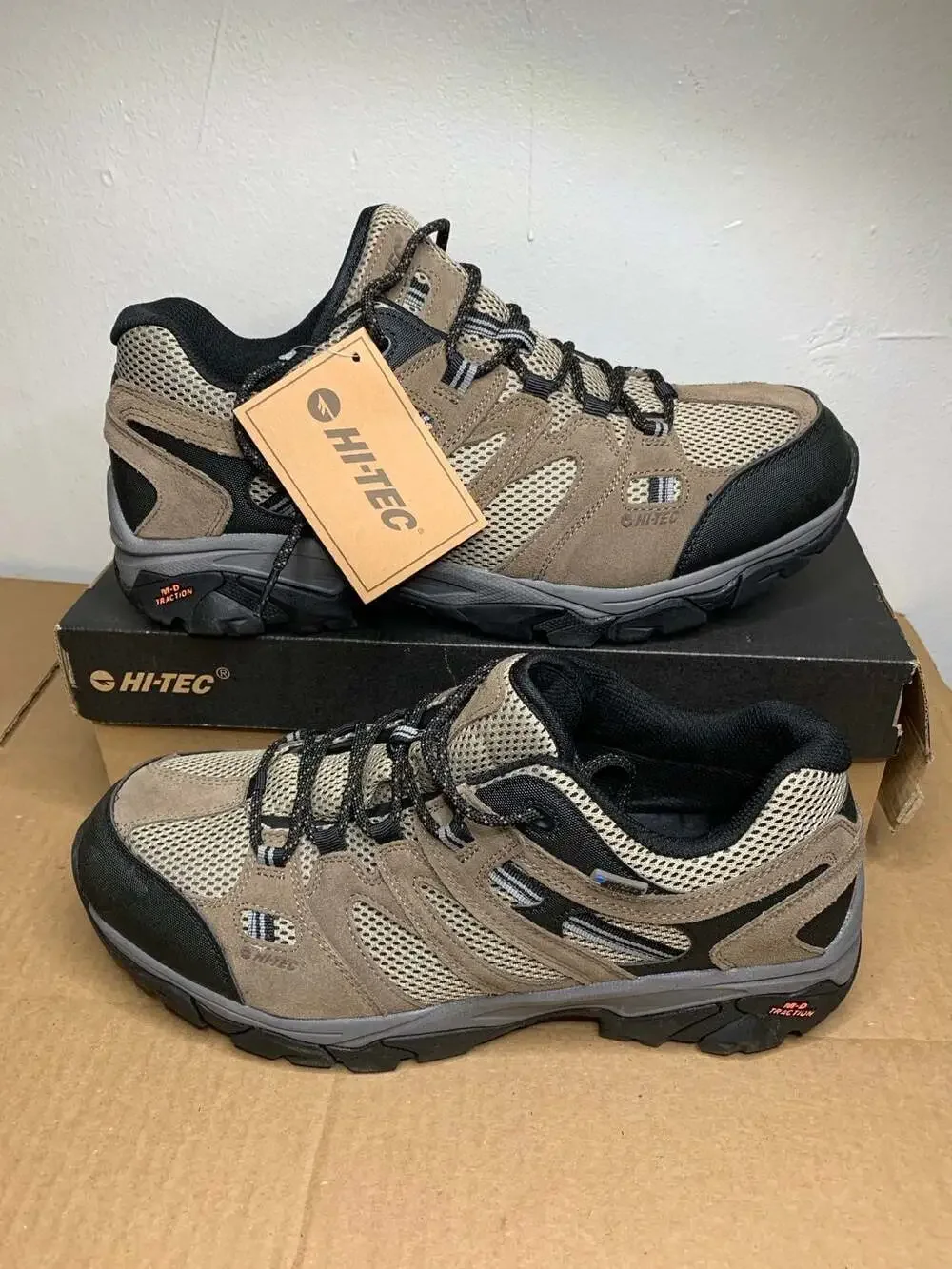 Mens Hi-Tec M Ravus Low Waterproof Hiking Boot Shoes Size 13